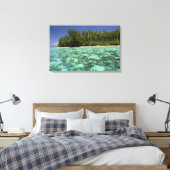 Zuidelijke Stille Oceaan, Frans-Polynesië, Moorea  Canvas Afdruk (Insitu (Slaapkamer))