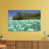 Zuidelijke Stille Oceaan, Frans-Polynesië, Moorea  Canvas Afdruk (Insitu (Woonkamer))