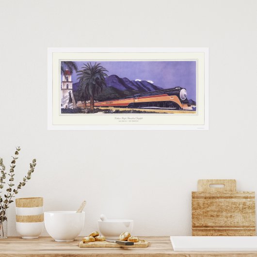 Zuidelijke Stille Oceaan gestroomlijnd daglicht Poster (Keuken)