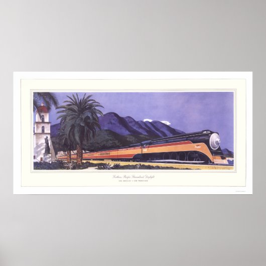 Zuidelijke Stille Oceaan gestroomlijnd daglicht Poster (Voorkant)