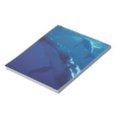 Zuidelijke Stille Oceaan, Tonga, bultrug en kalf Notitieblok (Linkerzijde)