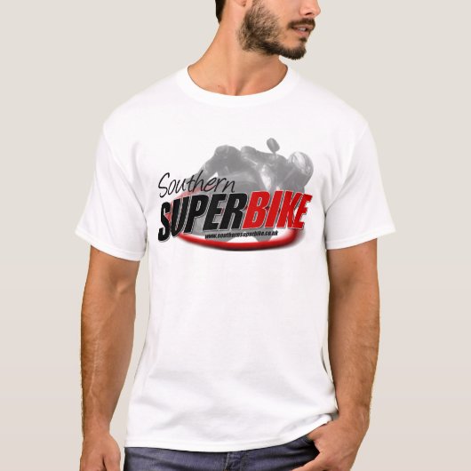 Zuidelijke superbike "T"-shirt, voorafdruk T-shirt (Voorkant)