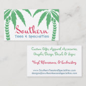 Zuidelijke T - shirts en specialiteiten Visitekaartje (Voorkant / Achterkant)