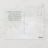 Zuidelijke tak van de Potomacrivier Briefkaart (Achterkant)