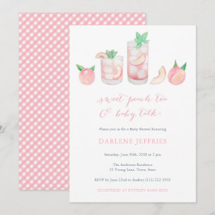 Zuidelijke Tradities Baby Shower voor Meisje Kaart