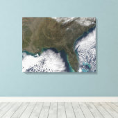 Zuidelijke Verenigde Staten van Amerika Canvas Afdruk (Insitu (Houten vloer))