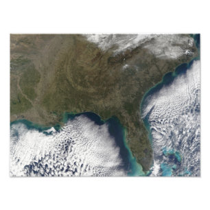 Zuidelijke Verenigde Staten van Amerika Foto Afdruk