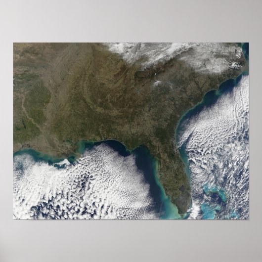 Zuidelijke Verenigde Staten van Amerika Poster (Voorkant)