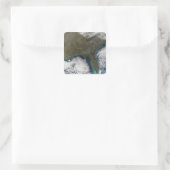 Zuidelijke Verenigde Staten van Amerika Vierkante Sticker (Tas)