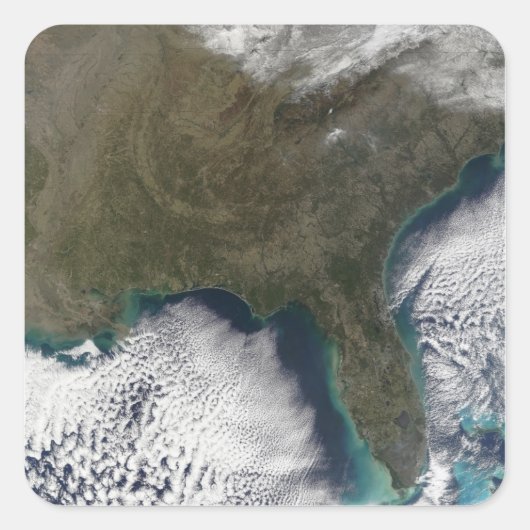 Zuidelijke Verenigde Staten van Amerika Vierkante Sticker (Voorkant)