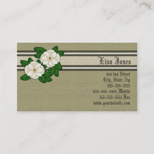 Zuidelijke Visitekaartjes van Magnolia (Voorkant)