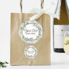 Zuidelijke Waterverf Katoen en botanisch Ronde Sticker