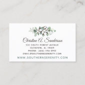 Zuidelijke Waterverf Katoen en botanisch Visitekaartje (Achterkant)