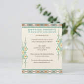 Zuidelijke westerne boho details over het huwelijk (Staand voorkant)