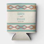 Zuidelijke westerne Boho-stammenfeestgeschenken Blikjeskoeler (Voorkant)