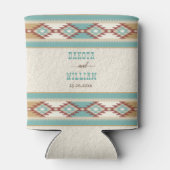 Zuidelijke westerne Boho-stammenfeestgeschenken Blikjeskoeler (Achterkant)