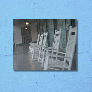 Zuidelijke Witte schommelstoelen Legpuzzel