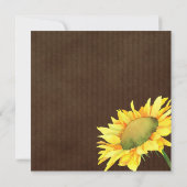 Zuidelijke Zonnebloemen Valle Weddenschap Kaart (Achterkant)