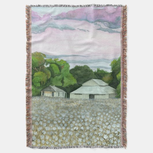 zuidelijke zonsondergang deken (Voorkant Verticaal)