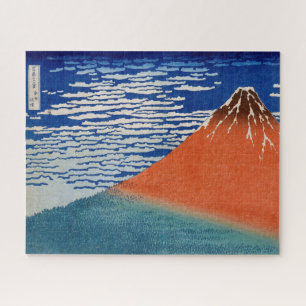 Zuidenwind, helder weer door Katsushika Hokusai Legpuzzel