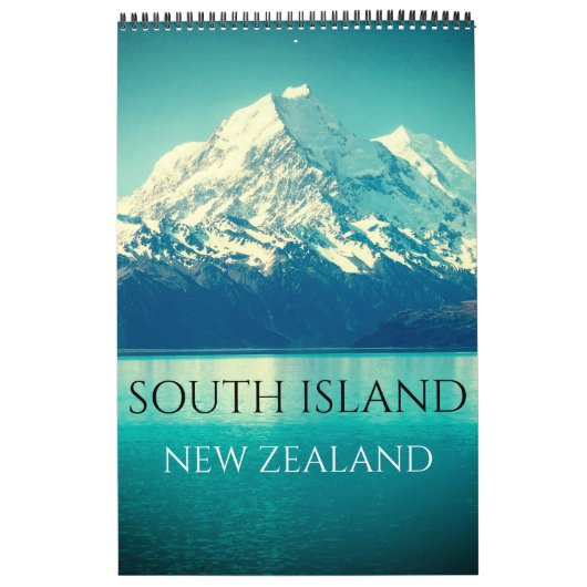 Zuidereiland Nieuw-Zeeland Kalender (Hoes)