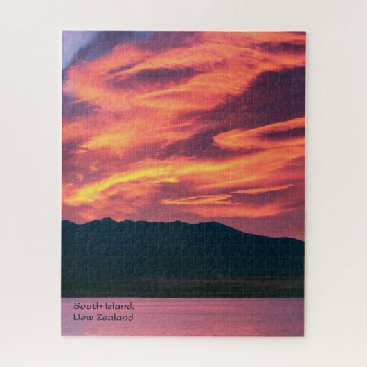 Zuidereiland Nieuw-Zeeland Legpuzzel (Verticaal)