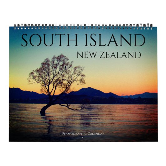 Zuidereiland NZ 2025 Groot Kalender (Hoes)