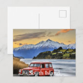 Zuidereiland NZ Briefkaart (Voorkant / Achterkant)