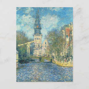 Zuiderkerk in Amsterdam door Claude Monet Briefkaart