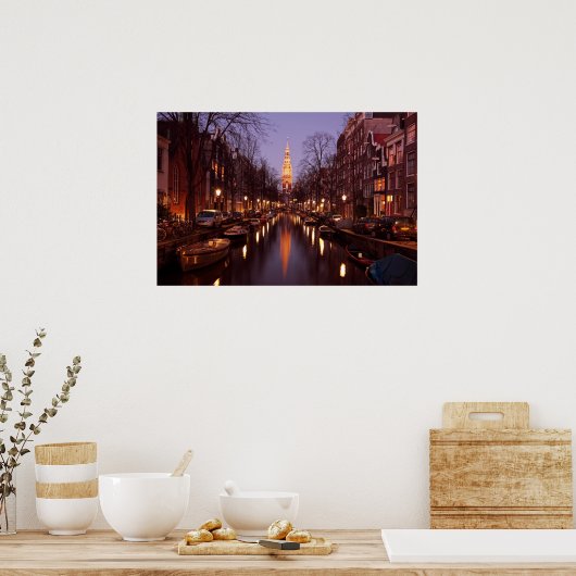 Zuiderkerk in Amsterdam Netherlands Poster (Keuken)