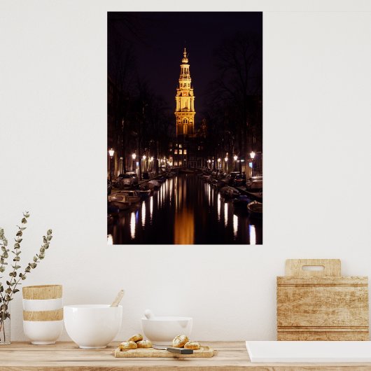Zuiderkerk in Amsterdam Poster (Keuken)