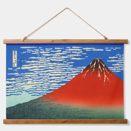 Zuiderwind, heldere hemel Katsushika Hokusai 1830 Hangend Wandkleed (Voorkant)