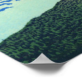 Zuiderwind, heldere hemel Katsushika Hokusai 1830 Poster (Hoek)