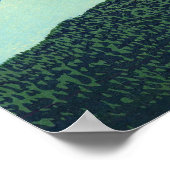 Zuiderwind, heldere hemel Katsushika Hokusai 1830 Poster (Hoek)