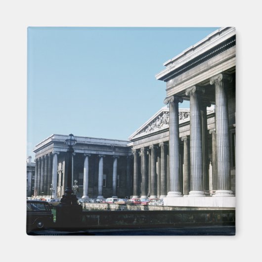 Zuidfront van het British Museum Magneet (Voorkant)