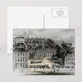 Zuidfront van Leicester House, ca.1720 Briefkaart (Voorkant / Achterkant)
