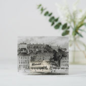 Zuidfront van Leicester House, ca.1720 Briefkaart (Staand voorkant)