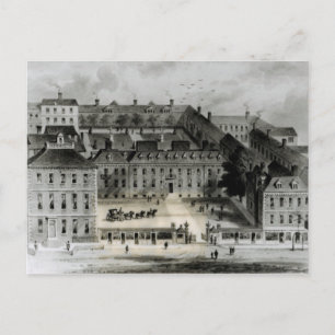 Zuidfront van Leicester House, ca.1720 Briefkaart