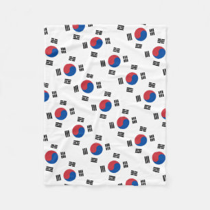 Zuidkoreaanse Vlag - Korea - Taegeukgi - 대한민 Fleece Deken