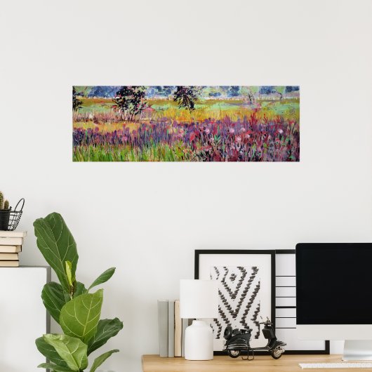 Zuidkruidweide Schilderij / Kunstenaar Larry Lerew Poster (Thuiskantoor)