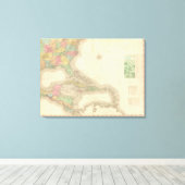 Zuidoost-Amerika Canvas Afdruk (Insitu (Houten vloer))