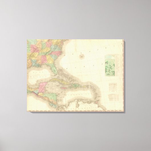 Zuidoost-Amerika Canvas Afdruk (Voorkant)