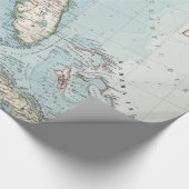  Zuidoost-Amerikaanse en Caribische kaart (1900) Cadeaupapier (Hoek)