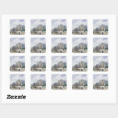 Zuidoost-aspect van de tentoonstelling van 1862 vierkante sticker (Vel)