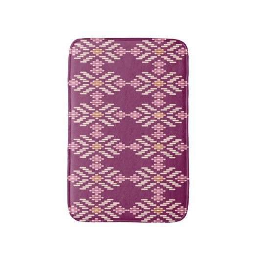 Zuidoost-Aziatisch: Retro Aboriginal Pattern Badmat (Voorkant Verticaal)