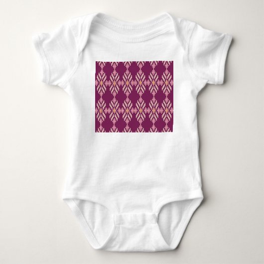 Zuidoost-Aziatisch: Retro Aboriginal Pattern Romper (Voorkant)