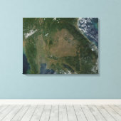 Zuidoost-Azië Canvas Afdruk (Insitu (Houten vloer))