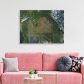 Zuidoost-Azië Canvas Afdruk (Insitu (Woonkamer))