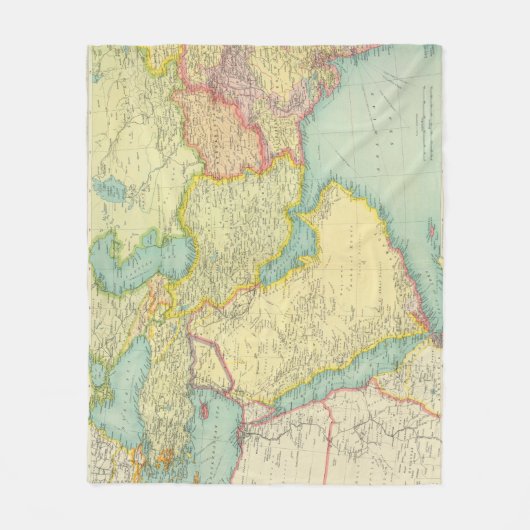 Zuidoost-Azië Fleece Deken (Voorkant)