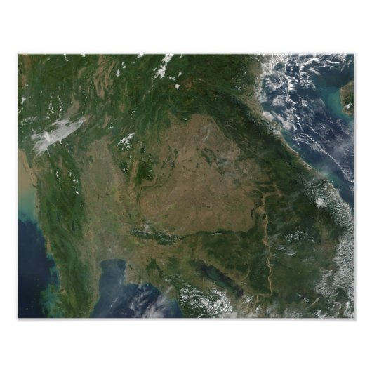 Zuidoost-Azië Foto Afdruk (Voorkant)